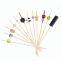 Bar Products BAMBOO BALL PICKS-100 PACK- ideal for serve garnishes, appetizers-One time use