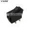 China rocker switches manufacturer waterproof black 12v 16A SPST 3 pin position illuminated led kcd3 series rocker switch