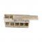 Customized luxury natural color handmade paulownia wooden gift box with sliding lid