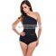 One Piece Swimsuit Women Sexy Push Up High Waist Adjustable Plus Size Shoulder Swimwear Family Bodysuit Bathing Suit Swim Wear