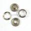 General Purpose Round Flat Hollow Metal 4 Parts Ring Snap Button 14L