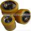 10 inch flat free polyurethane tires trolley cart wheel