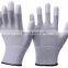 Antistatic Working Glove Nylon Carbon Fiber Esd PU Top Fit Glove