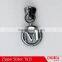 high quality plated metal zipper slider
