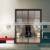 2021 New Arrival Frosted Ultra Slim Frame glass sliding double door price for showcase