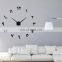 K&B wholesale factory modern style EVA+Acrylic diy digital  wall clock large