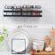 kitchen supplies multi-function rack wall hanging Kitchen spice storage rack free perforation drain storage spice rack