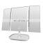 Portable Trifold LED Makeup Mirror Household  LED Mirror Makeup 10X  Makeup Organizer with Mirror LED Light