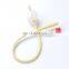Silicone coated 2 way latex foley catheter with high quality