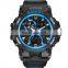 SMAEL 8011 Mens Quality Digital Quartz Outdoor Wrist Watch For Men Week Calendar Silicone Strap Sports Watches