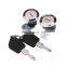 Pair Front Door Locks Barrels Set With Keys For Peugeot 106 Mk2 97-04