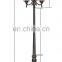 led outdoor post lighting 3-head surface-mount post combination wet location antique landscape post lights for homes