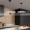 latest Italian nordic minimalist design black led hanging light for restaurant bar dinning room hotel modern ceiling chandeliers