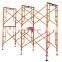 Yellow ladder frame scaffold mason or H or walk through frame scaffolding system China supplier
