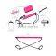Multi-Functional  Gym Black Yoga Pilates Stick Bar Adjustable Pilates Resistance Band Bar