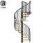 Indoor Customized Style steel structure spiral staircase price