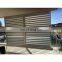 Custom new design bathroom burglar proof adjustable aluminum frame glass louver window price
