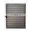 6063-T5 aluminum frame fixed plantation shutter aluminum louvers