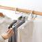 5 Layers Multi Functional Pants Rack Clothes Closet Storage Organizer 5 in 1 Pants Hangers for Jeans Trousers Skirts Scarf
