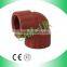 SAM UK brown pipe fitting double thread pipe nipple