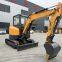 Multi-Functional Backhoe Hydraulic Mini Excavator for Broken Soil with Ripper Tooth / Ripper Hookripper