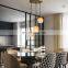 Villa Round Living Room Decoration Hanging Fancy Pendant Light Led Alabaster Chandelier
