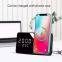 Digital Wireless 15W Charging With Alarm Clock Temperature Mobile Phone Desktop Magnetic charger Dock Station