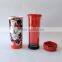 BPA FREE with changeable paper insert DIY double wall plastic mug