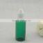 10ml e-liquid bottle dark green bottle , 10ml green PET bottle, green plastic bottle with lid