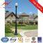 Morden design cast iron garden light pole with lighting equipment for flood light