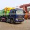 sinotruk Carriage removable garbage truck for sale euro 2 -4 and 5 (gas) with spare prets