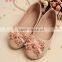 2015 Pretty design fashion stylish kids leather pearls shoes wholesale girls princess shoes