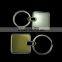 Rectangular shape blank keychain ,silver color ,could be customized