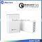 Highpower US EU Power Cord 5port Usb Quick Charge 2.0 Smart Charger for Mobile Phone