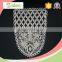Eco-friendly oval fancy floral pattern Embroidery Patch