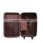 Browm Ostrich Leather Travel Rolling Bag Luggage Bag Carry-On Set