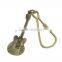 Hot Selling Custom Made Souvenir Customized Guitar Metal Keychain