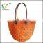 100% Hand Made Paper Crochet Straw Beach Bag Shoulder Bag