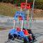 OEM design best price different colors aluminium made portable foldable shopping trolley