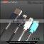 2017 new arrival usb cable high quality aluminum alloy spring protected net surface mfi usb data cable