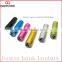 L361 colors portable metal cylinder external battery pack 2600mah portable micro usb charger power bank