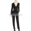 designer women apparel latin american dresses jumpsuit rompers clubwear black dress with gold belt sleevless dresses