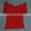 Hotsale ruffle top shirts for girls,wholesale blank baby T shirts,Girls double ruffle top shirts manufacturers,T shirts in stock