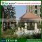 Wood plastic composite decking for outdoor waterproof roof pavilion