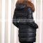 high quality fashion women winter jacket,down jackets,long winter coat with raccon fur