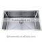 professional stainless steel single bowl corner sink