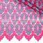 2016 fushia pink lace fabric new design cord lace fabric 5 yard fashion style lace fabric guipure