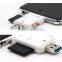 i-Flash Drive OTG for iphone/ipad/ipo/andoir with TF SD reader USB flash drive Logo Custom