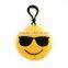 SUNYOU 6cm Mini Emoji Keychain Plush Toy Bag Accessory