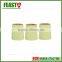 2015 customized ceramic canister timber lid